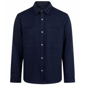 Front Row Mens  Piqué Overshirt / Navy